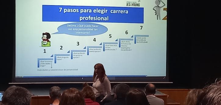 Jesusa Garciaren hitzaldia gurasoentzat